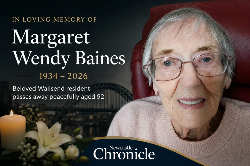 Margaret Wendy Baines Death Notice: Wallsend Woman Passes Away Peacefully Aged 92 Latest Death Notice In Newcastle