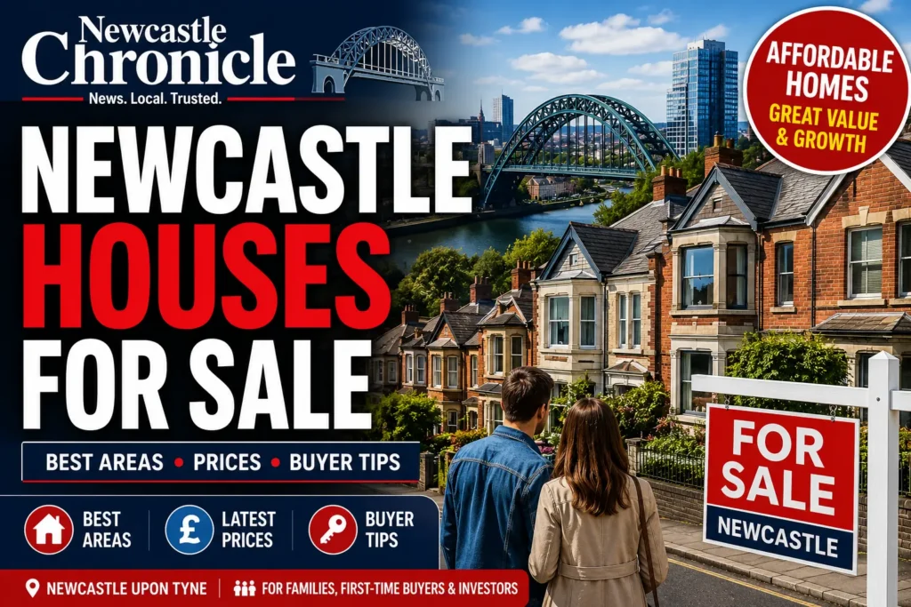 Victorian and modern houses in Newcastle upon Tyne property market